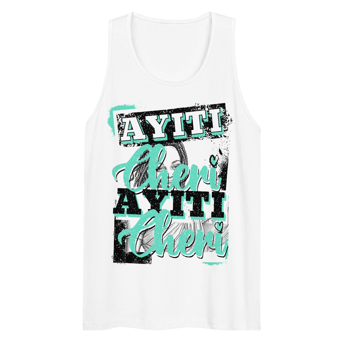 Ayiti Cheri Men’s premium tank top