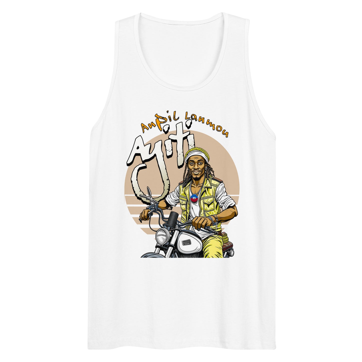 Ayiti Taksi Moto Men’s premium tank top