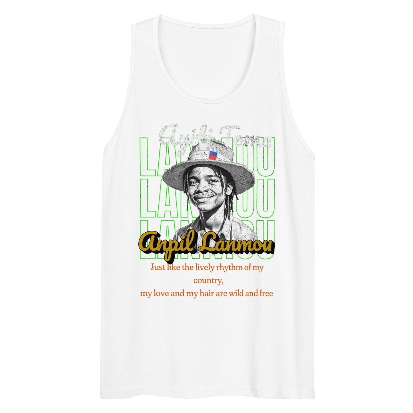 Ayiti Toma Men’s premium tank top