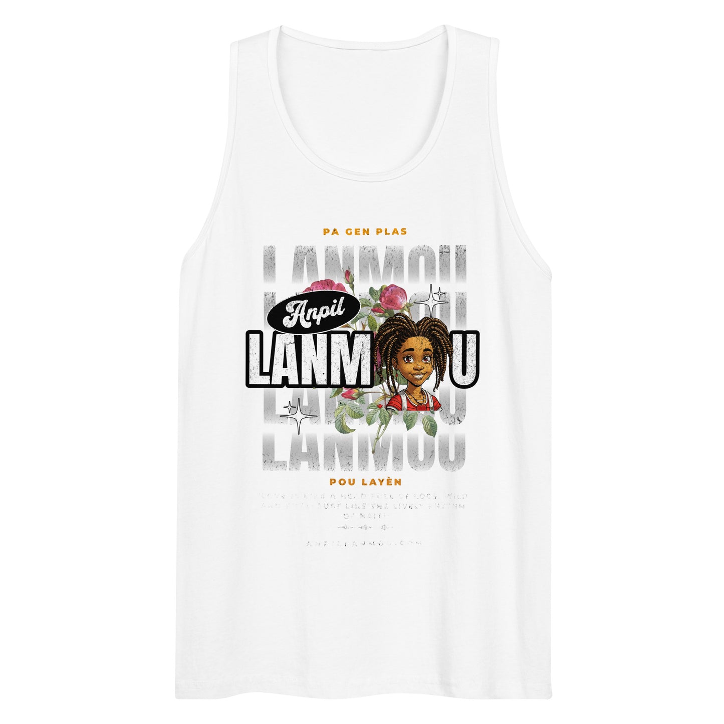 Ayiti Toma Anpil Lanmou 2 Men’s premium tank top