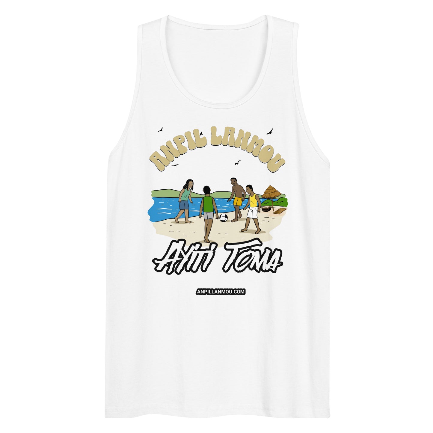 Remonntada_Ayiti Men’s premium tank top