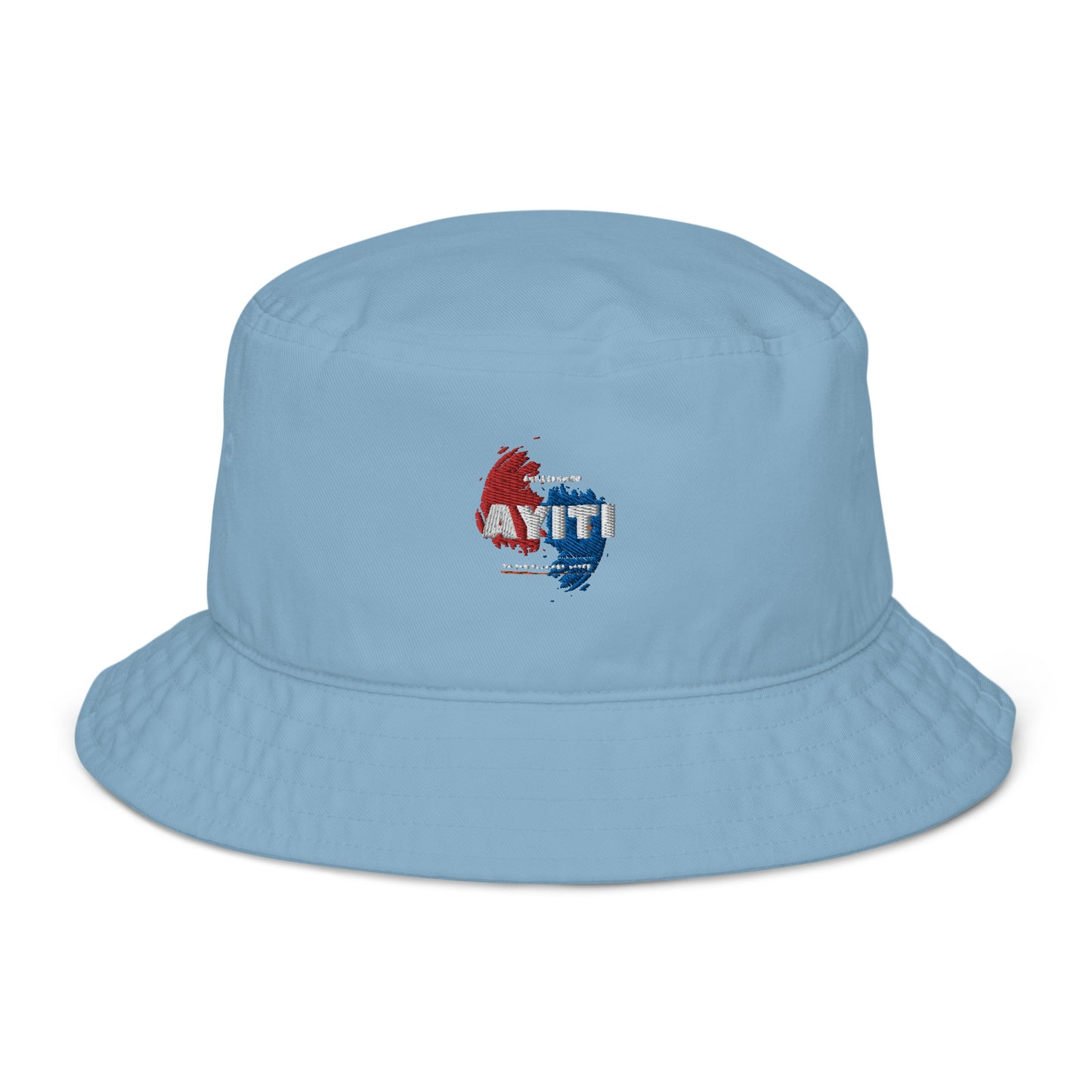 Ayiti Flag Organic bucket hat