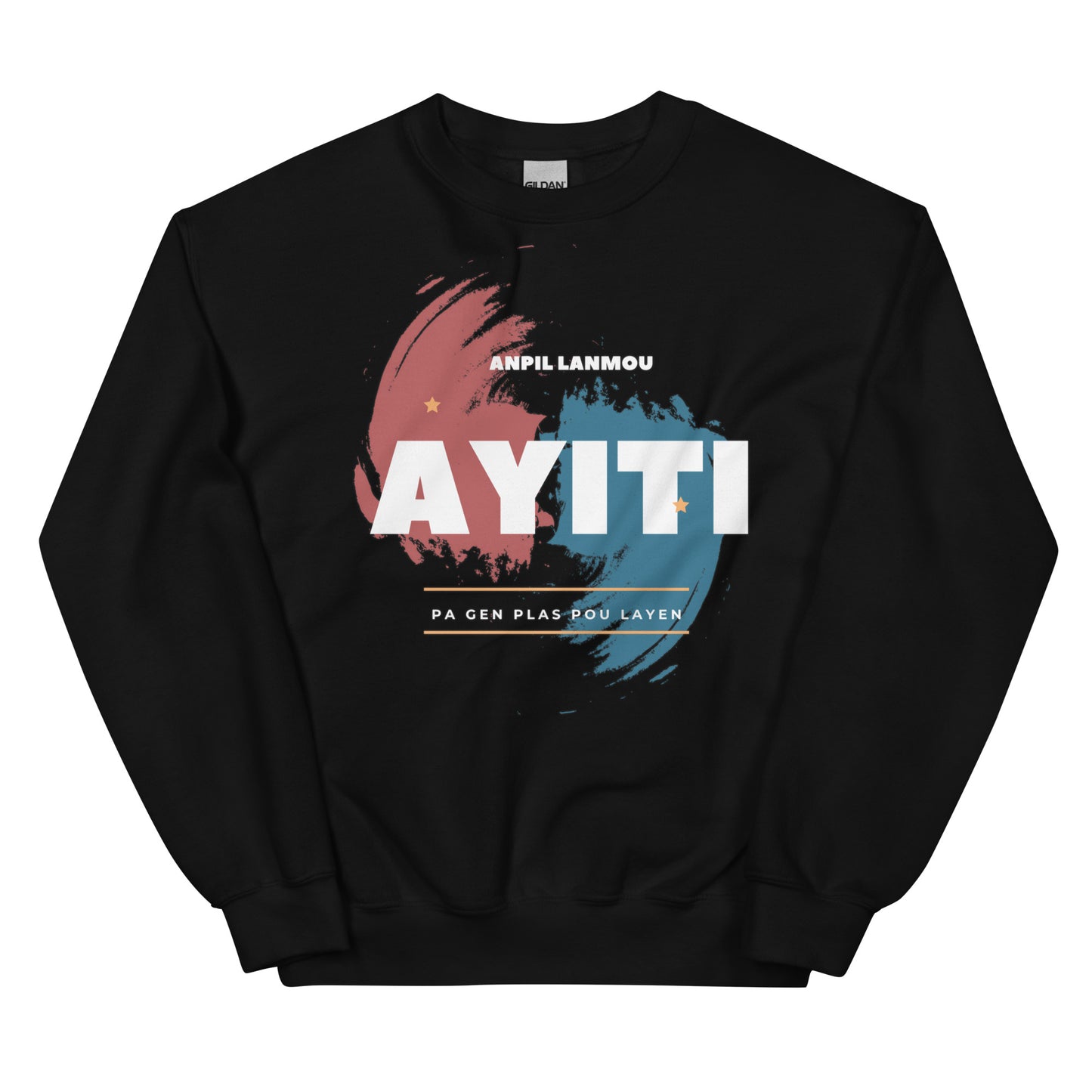 Ayiti Ble ak Wouj Unisex Sweatshirt