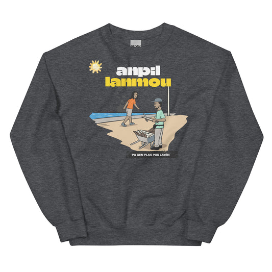 Haitian Machan Kann Anpil Lanmou Unisex Sweatshirt