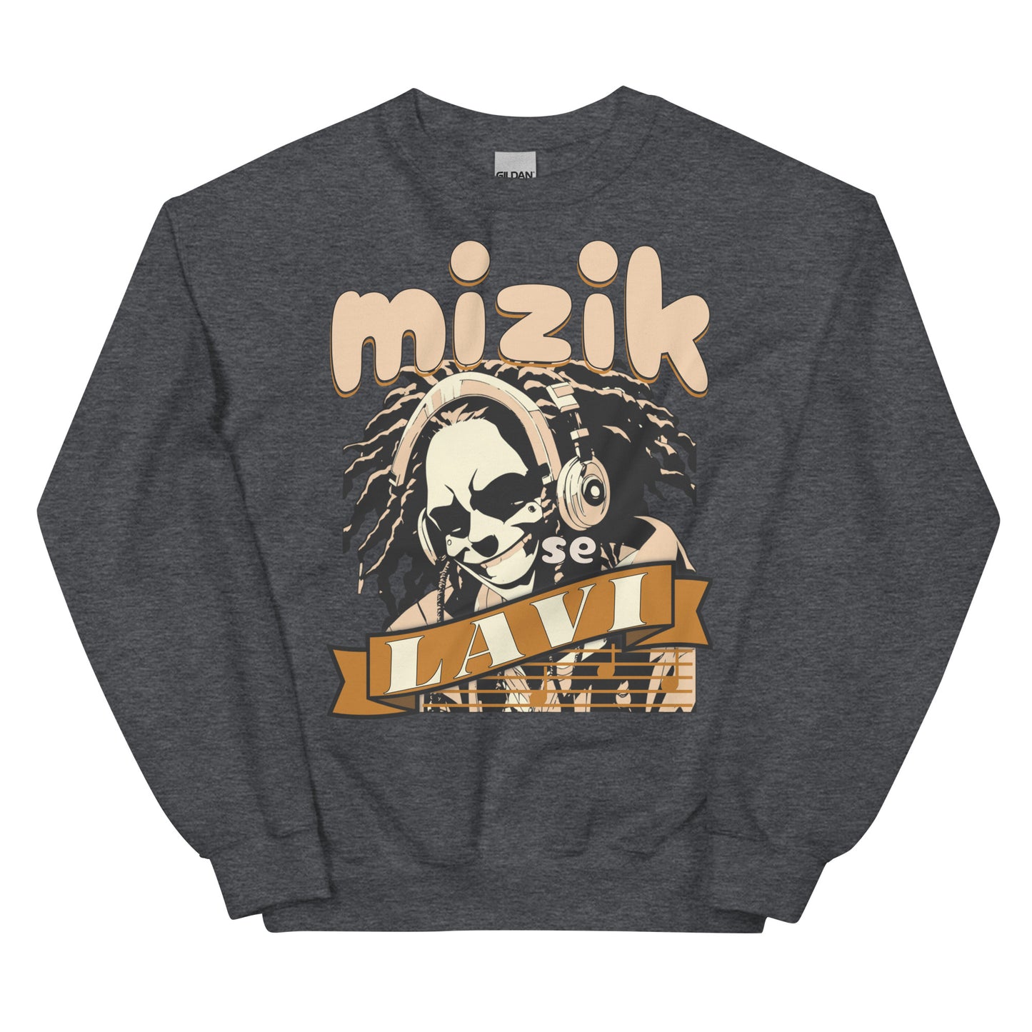 Mizik se Lavi Unisex Sweatshirt