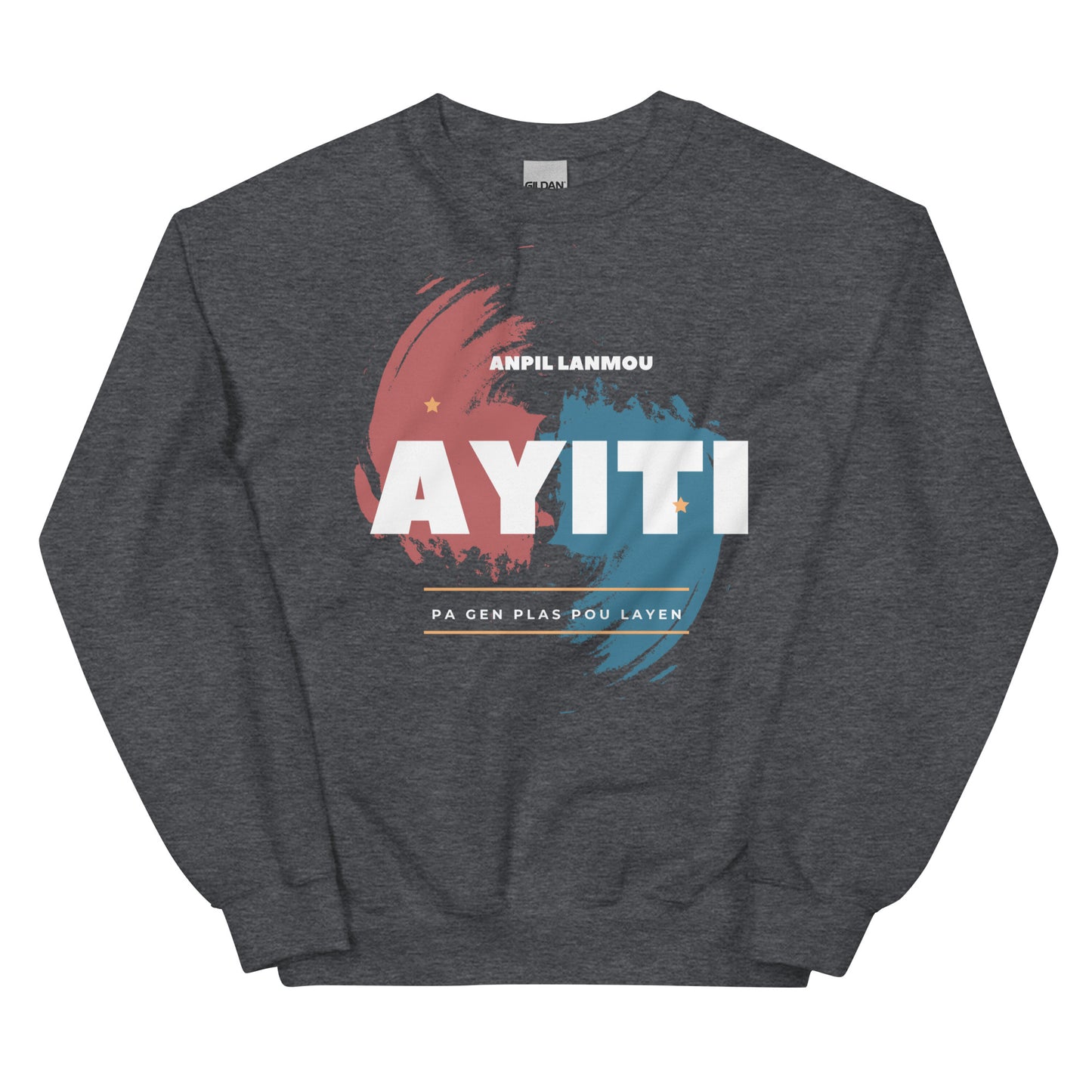 Ayiti Ble ak Wouj Unisex Sweatshirt