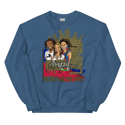 Ayiti_Lanmou_Loks Unisex Sweatshirt