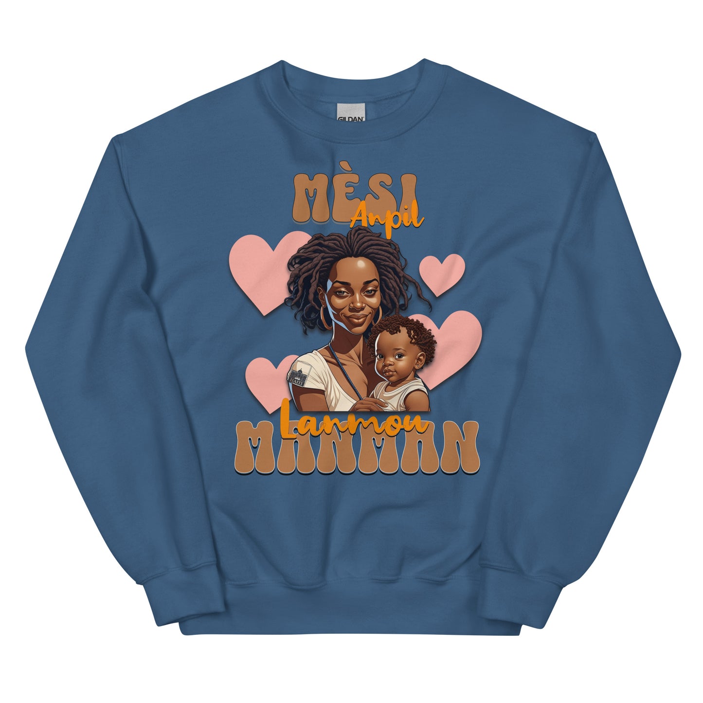 Haitian Mom Anpil Lanmou Unisex Sweatshirt