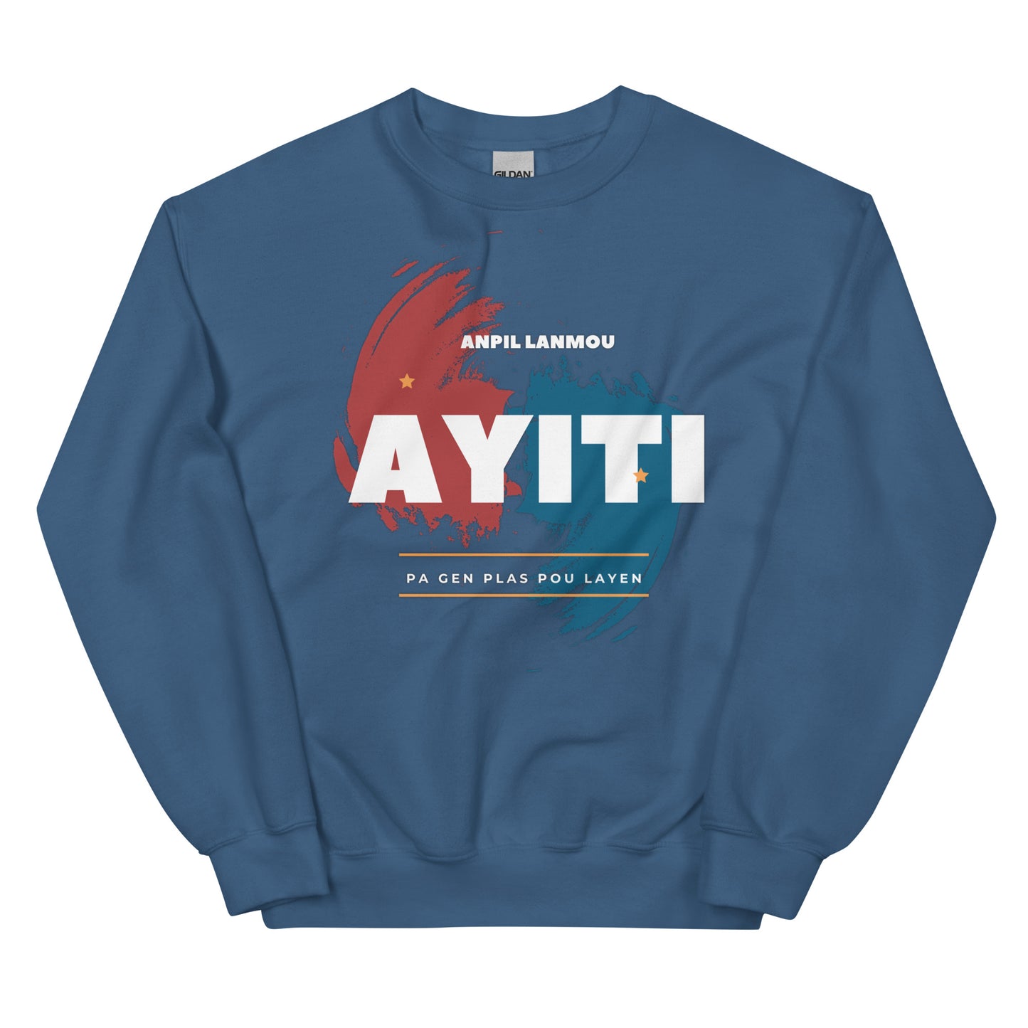 Ayiti Ble ak Wouj Unisex Sweatshirt