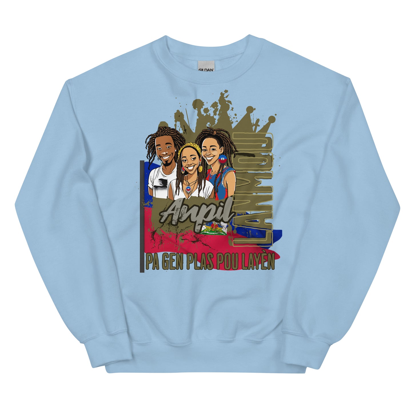 Ayiti_Lanmou_Loks Unisex Sweatshirt