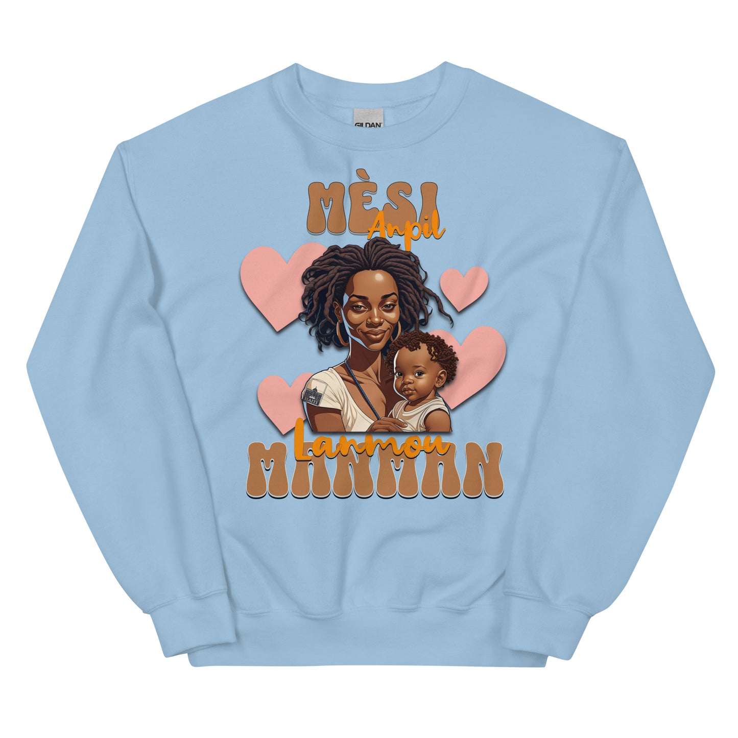 Haitian Mom Anpil Lanmou Unisex Sweatshirt