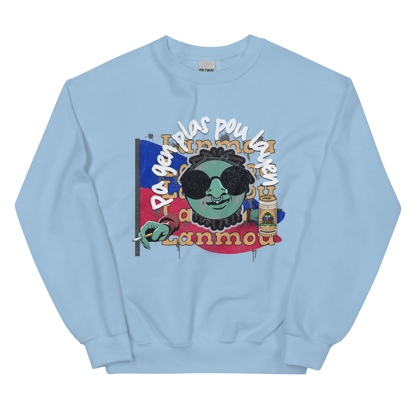 Sa k Pa Fou A Fout Sou Unisex Sweatshirt