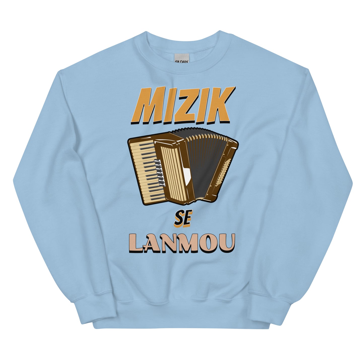 Mizik se Lanmou Unisex Sweatshirt