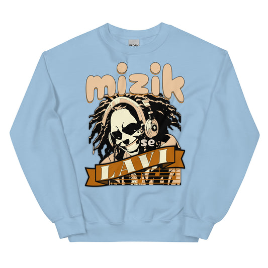 Mizik se Lavi Unisex Sweatshirt