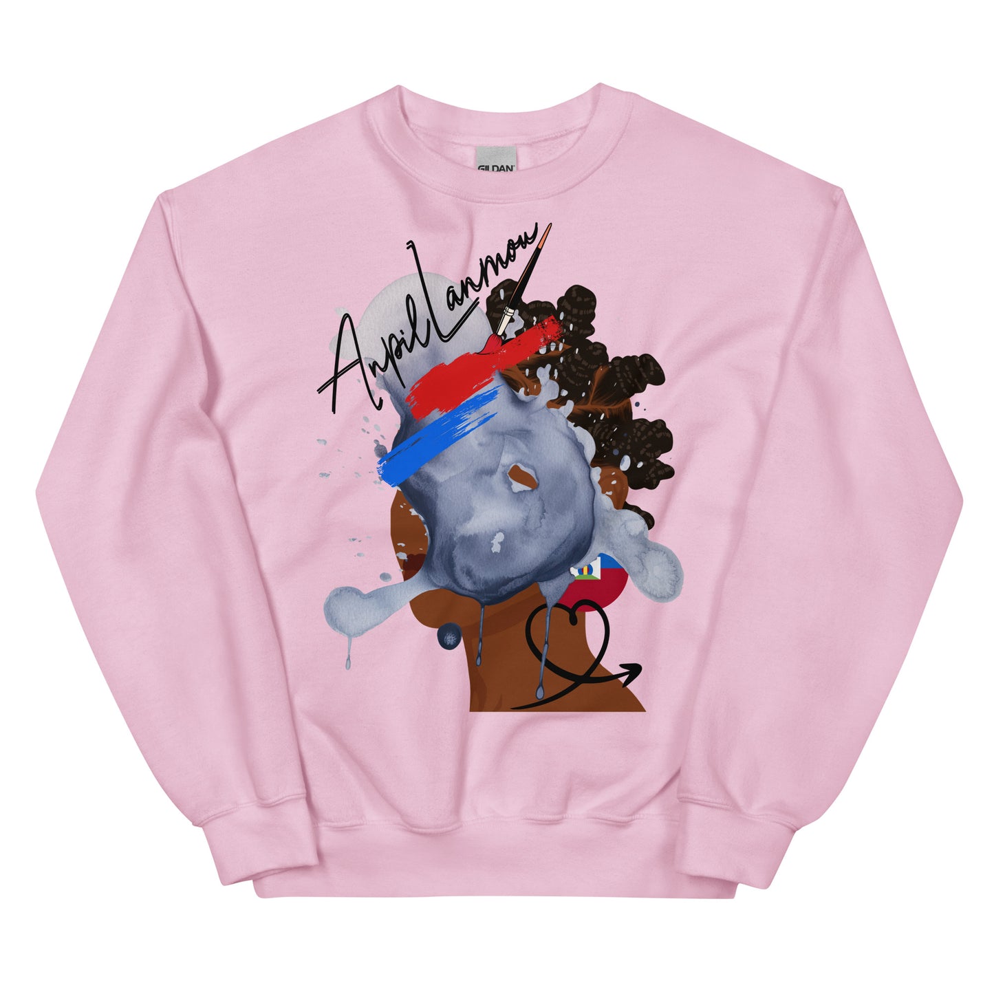 No Face Anpil Lanmou Unisex Sweatshirt