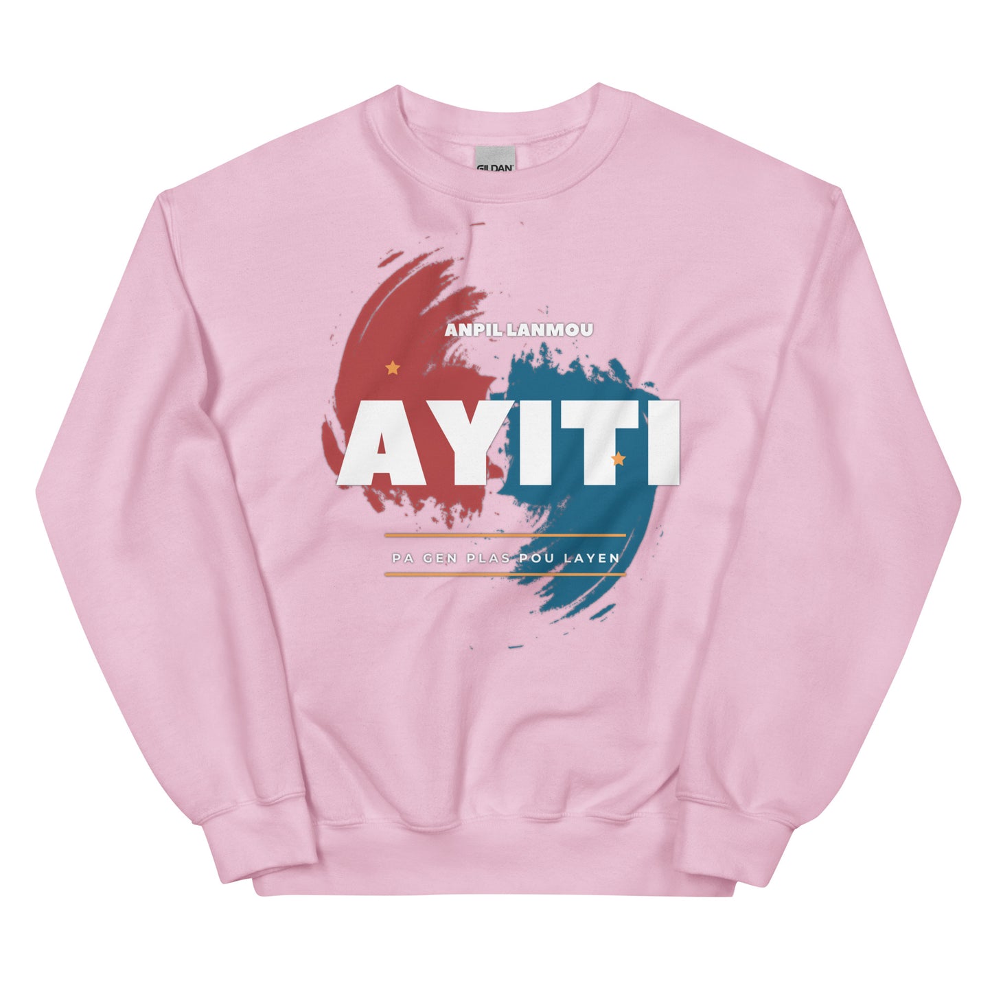 Ayiti Ble ak Wouj Unisex Sweatshirt