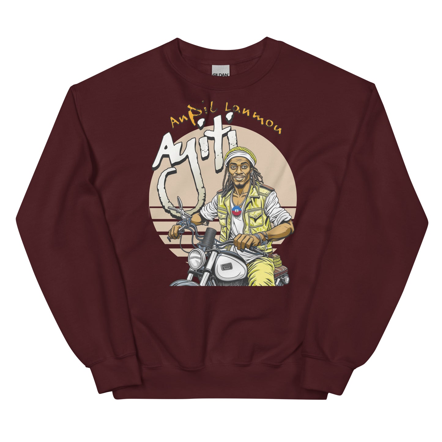 Ayiti Taksi Moto Unisex Sweatshirt