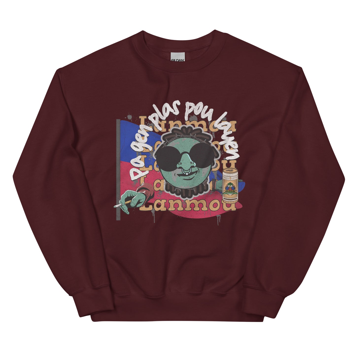 Sa k Pa Fou A Fout Sou Unisex Sweatshirt