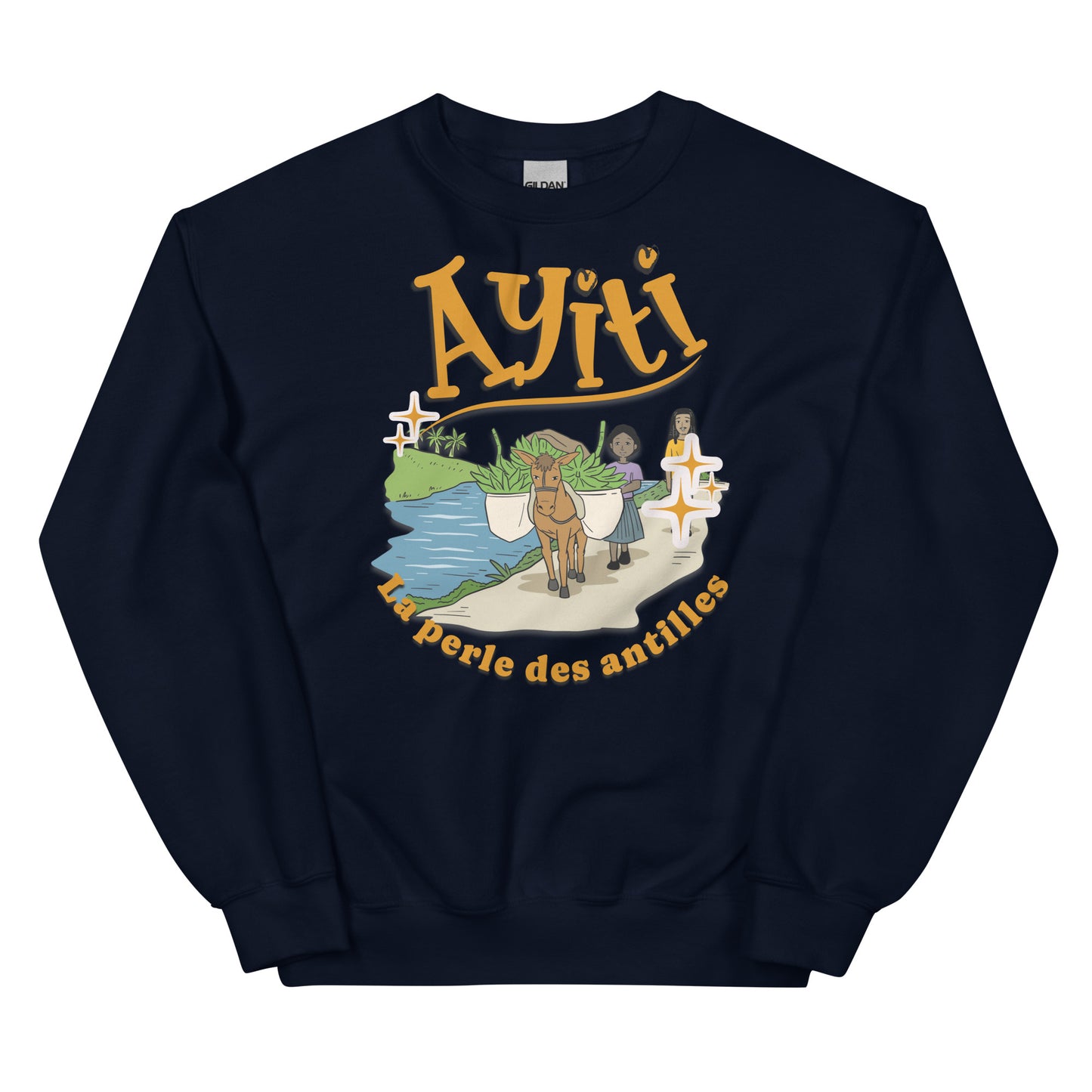 Ayiti Perle Des Antilles Unisex Sweatshirt