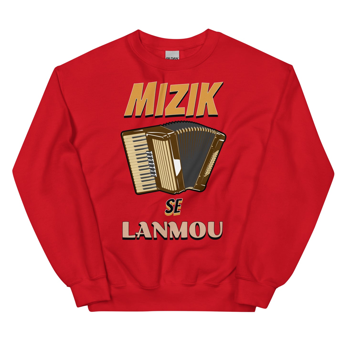 Mizik se Lanmou Unisex Sweatshirt