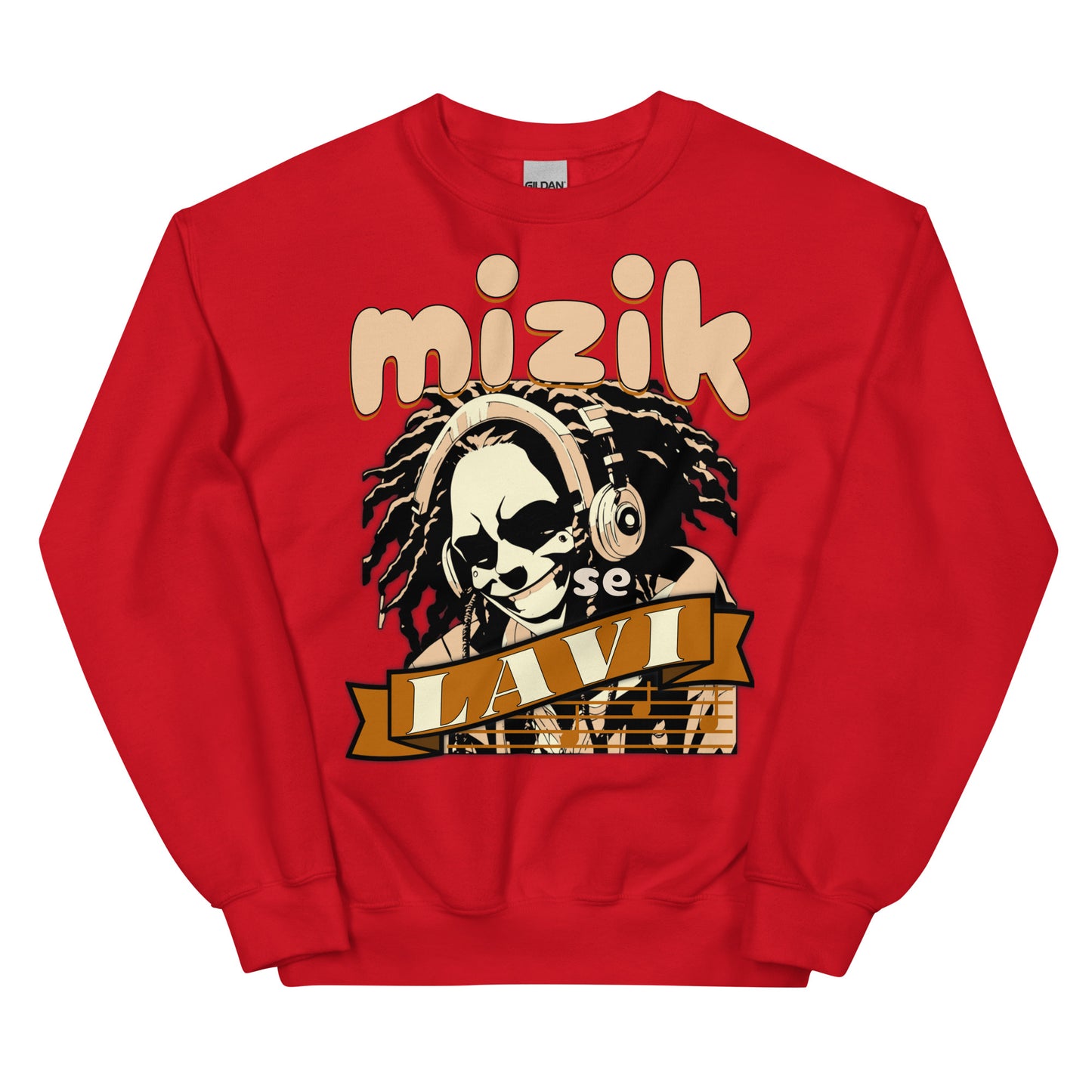 Mizik se Lavi Unisex Sweatshirt