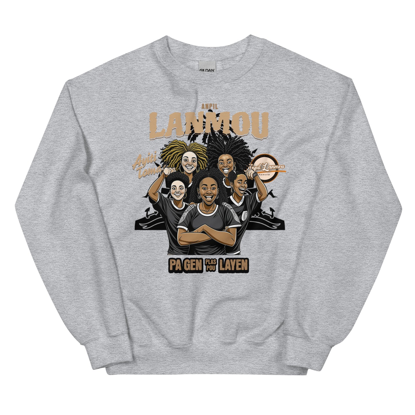 Bwa Dèyè Bannann Ayiti Unisex Sweatshirt