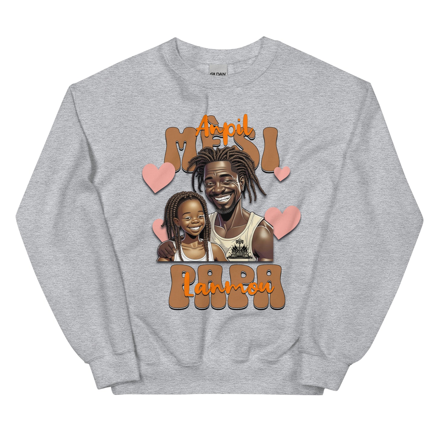 Haitian Dad Anpil Lanmou Unisex Sweatshirt