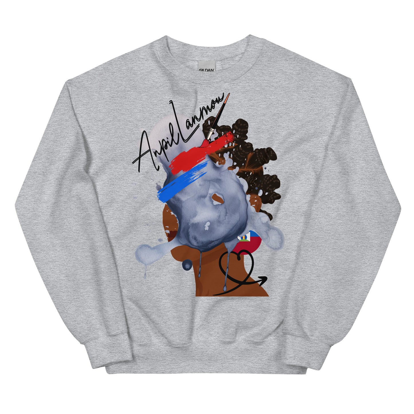 No Face Anpil Lanmou Unisex Sweatshirt