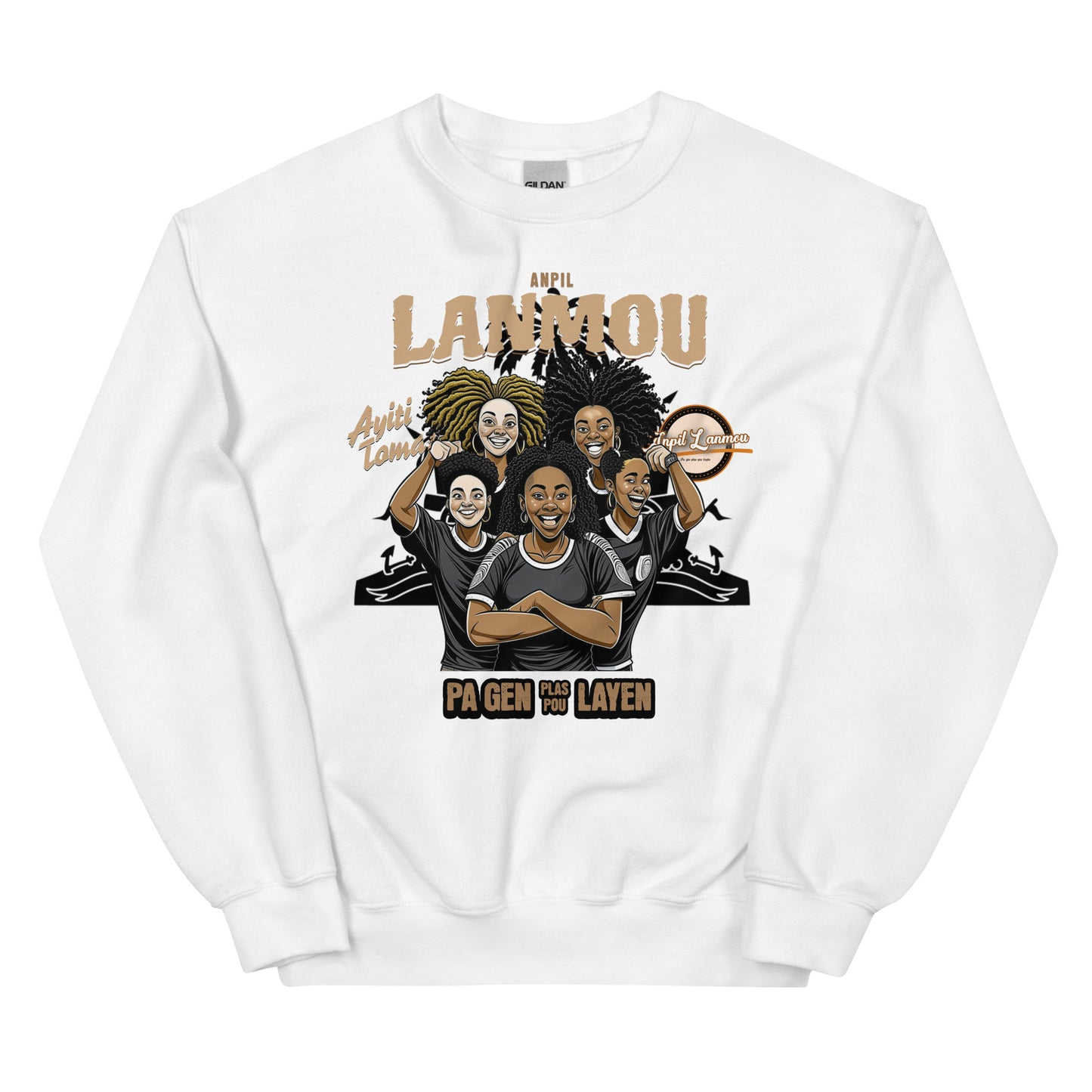 Bwa Dèyè Bannann Ayiti Unisex Sweatshirt