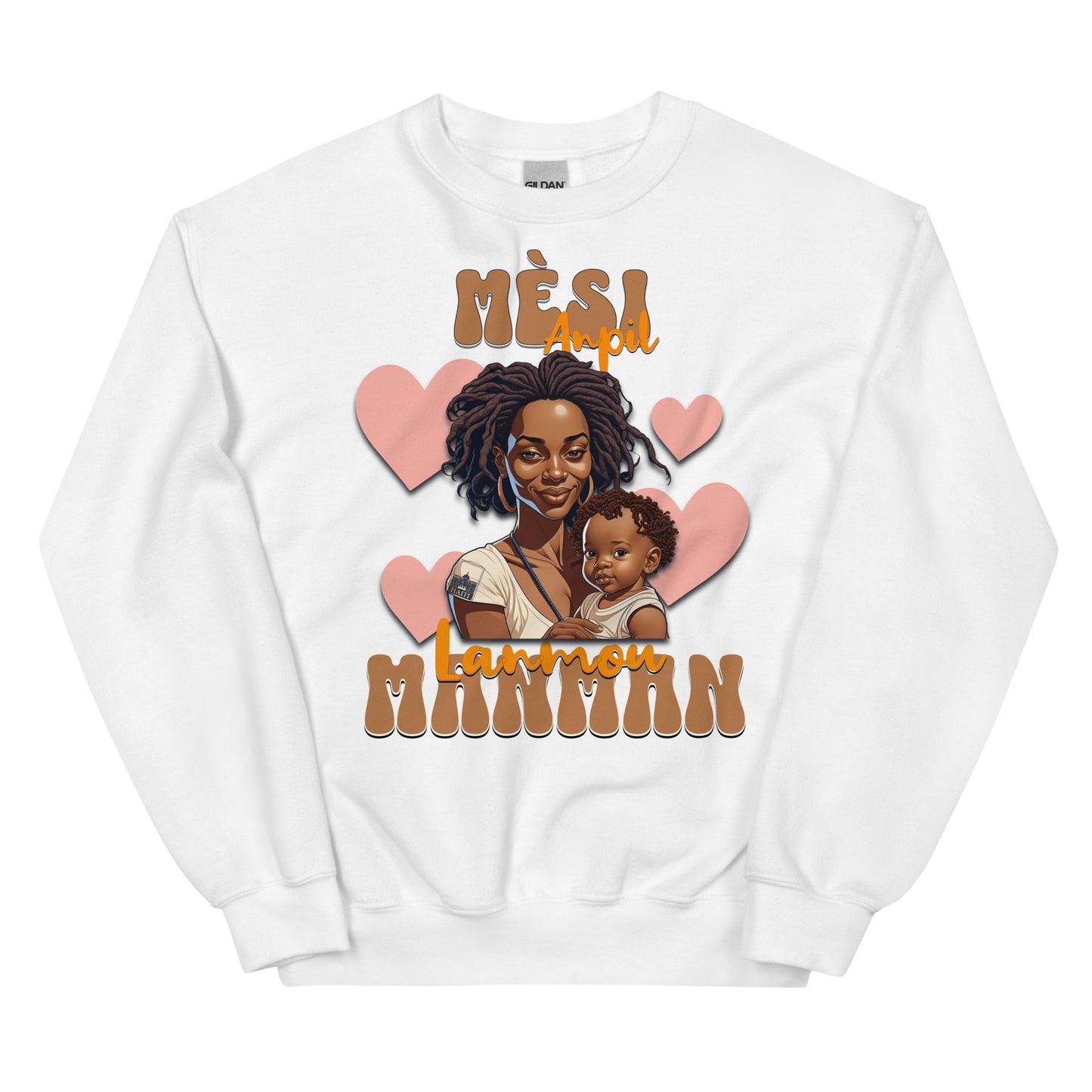 Haitian Mom Anpil Lanmou Unisex Sweatshirt