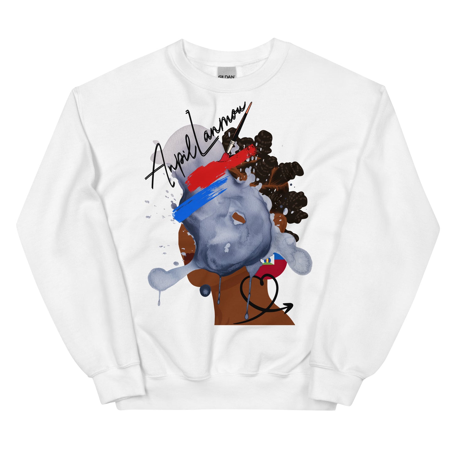 No Face Anpil Lanmou Unisex Sweatshirt