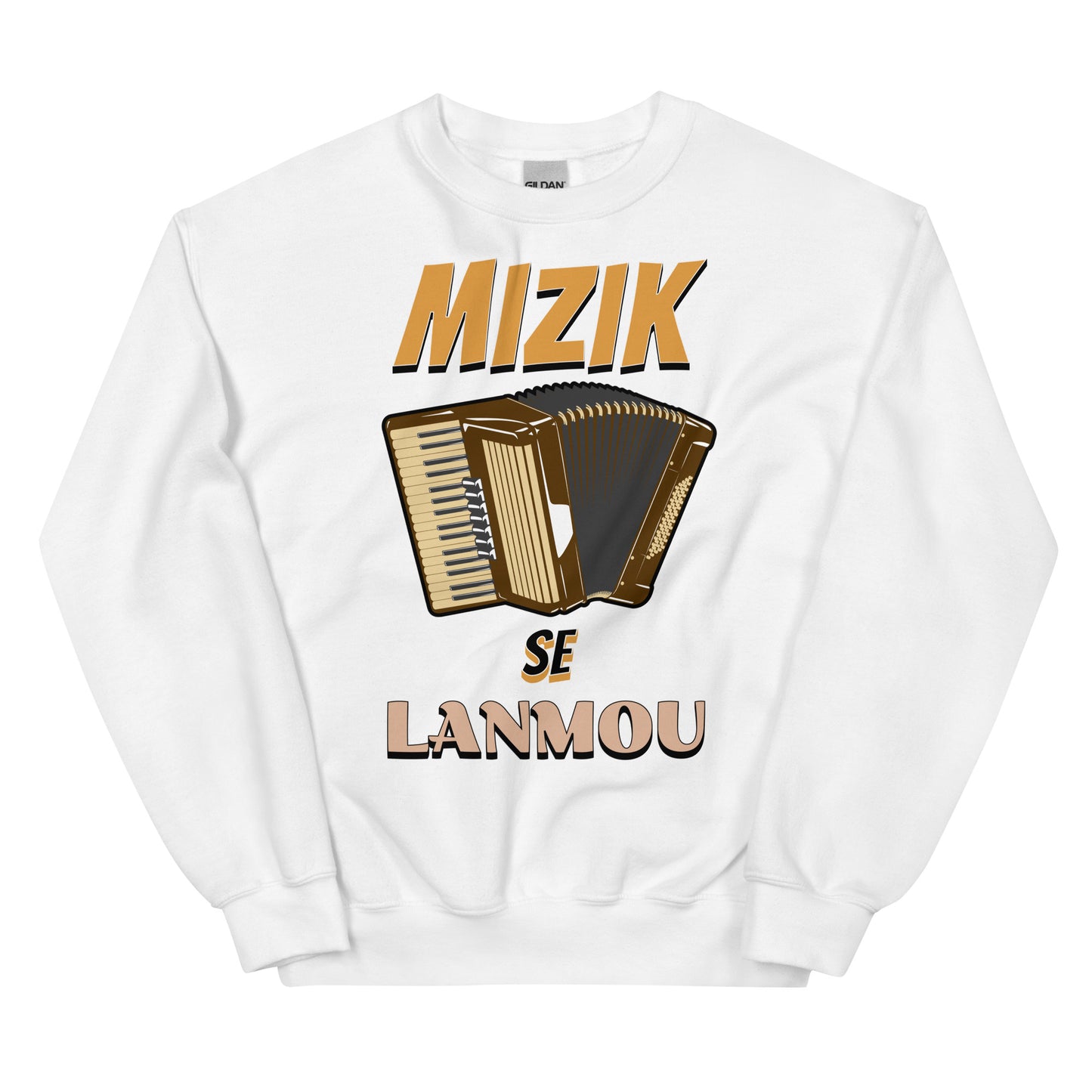 Mizik se Lanmou Unisex Sweatshirt