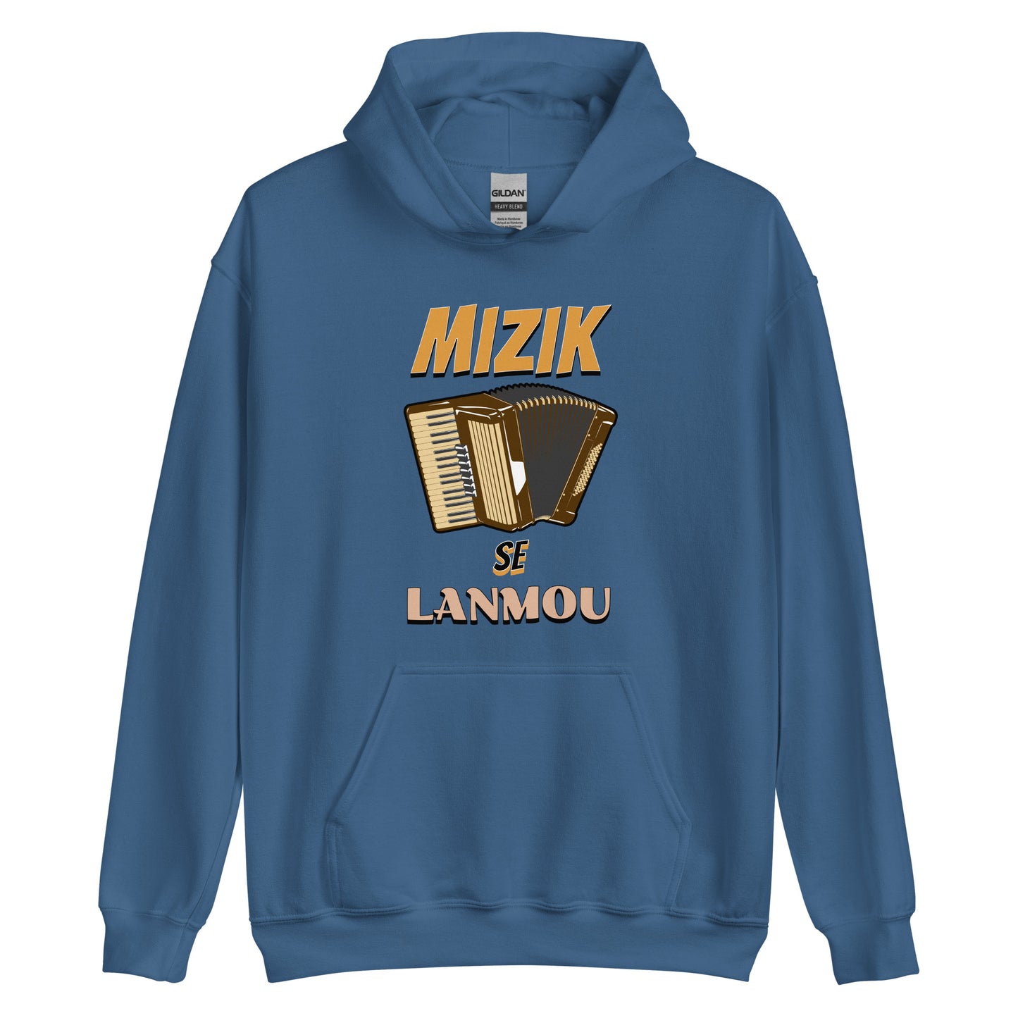 Mizik se Lanmou Unisex Hoodie