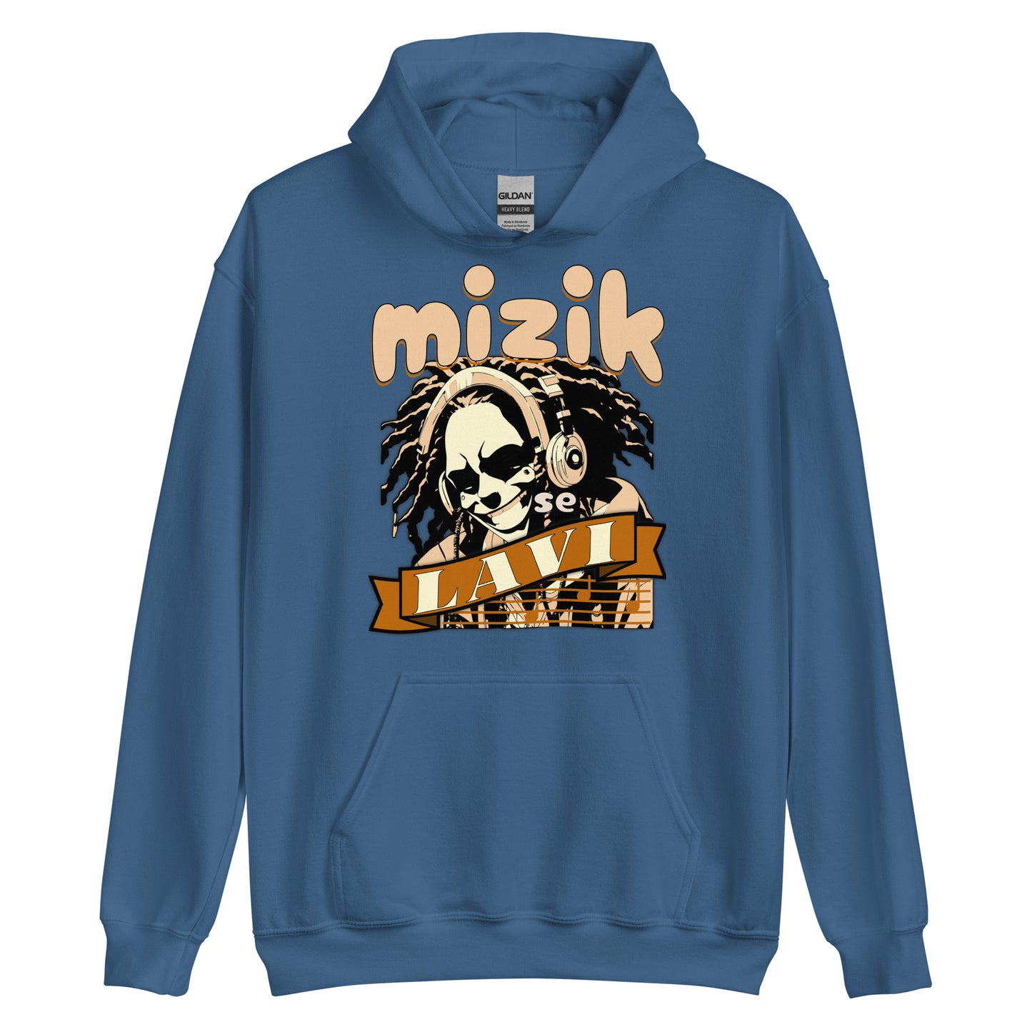 Mizik se Lavi Unisex Hoodie