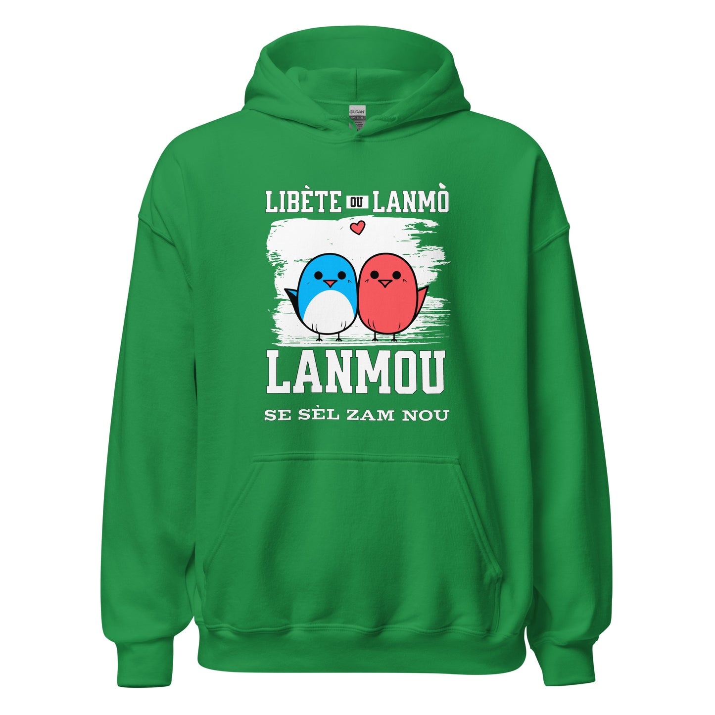 Libète ou lanmo Unisex Hoodie