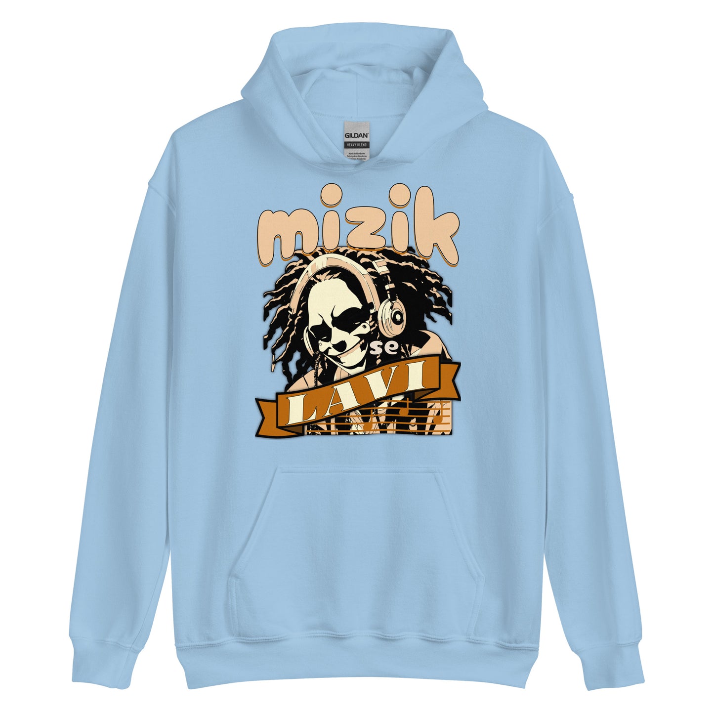 Mizik se Lavi Unisex Hoodie