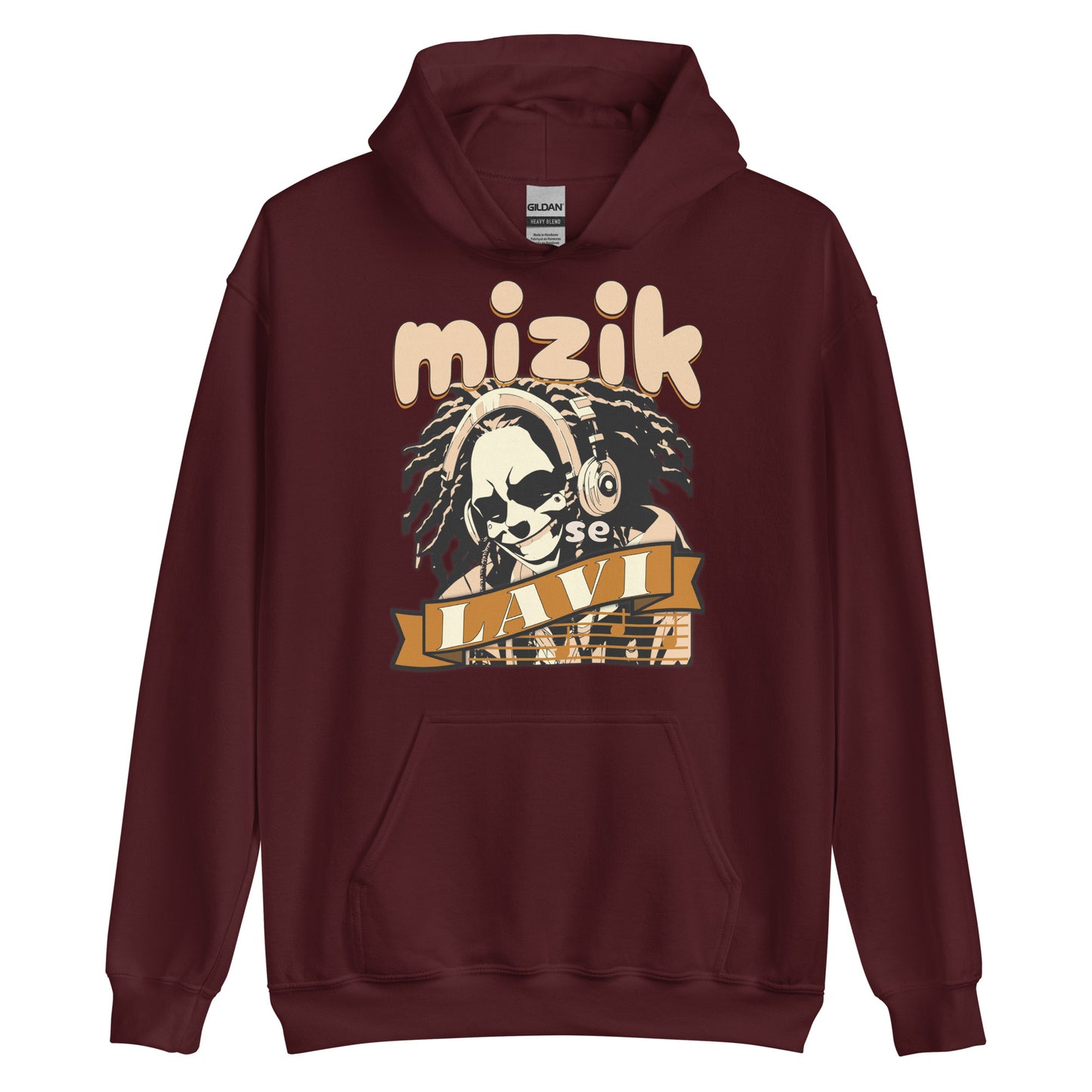 Mizik se Lavi Unisex Hoodie