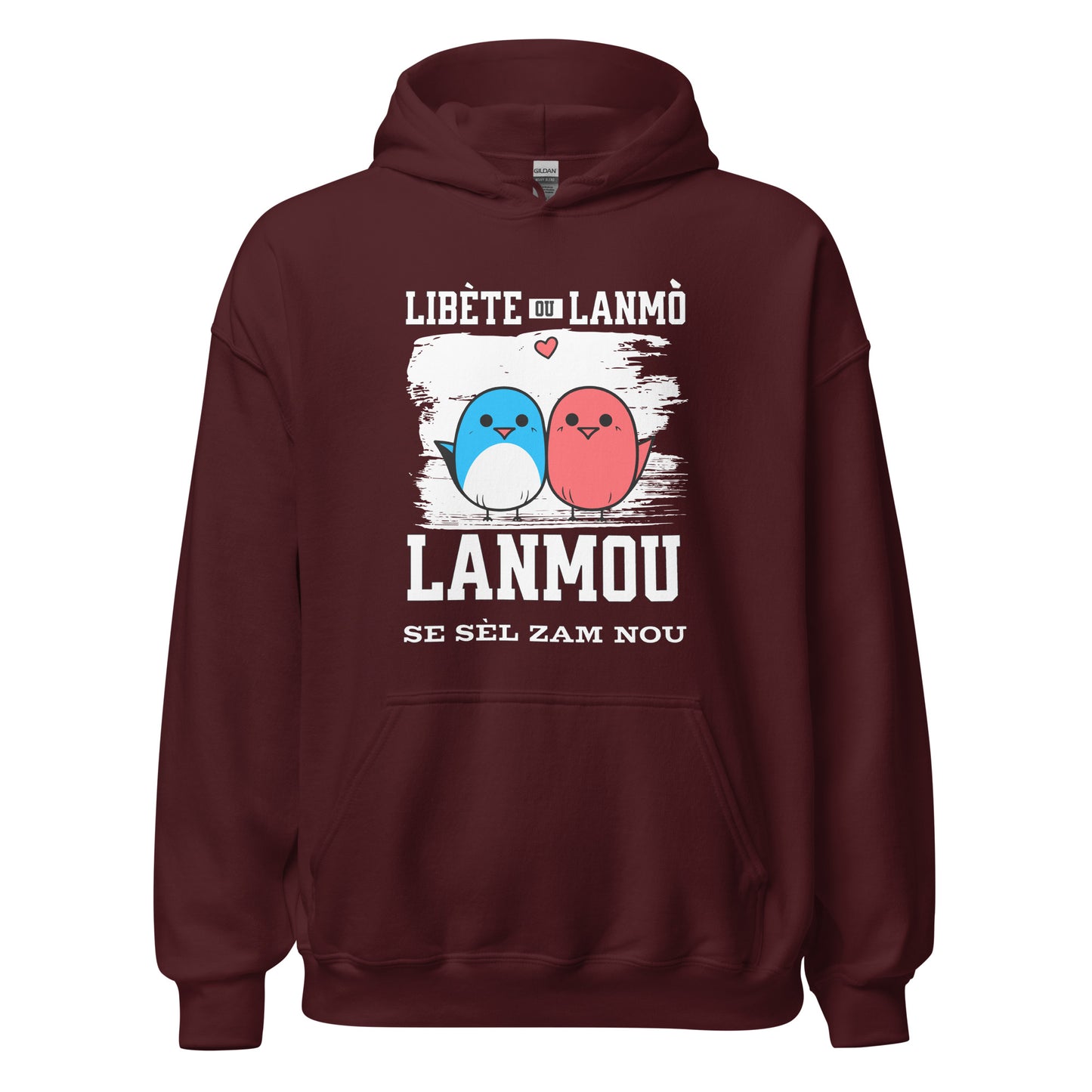 Libète ou lanmo Unisex Hoodie