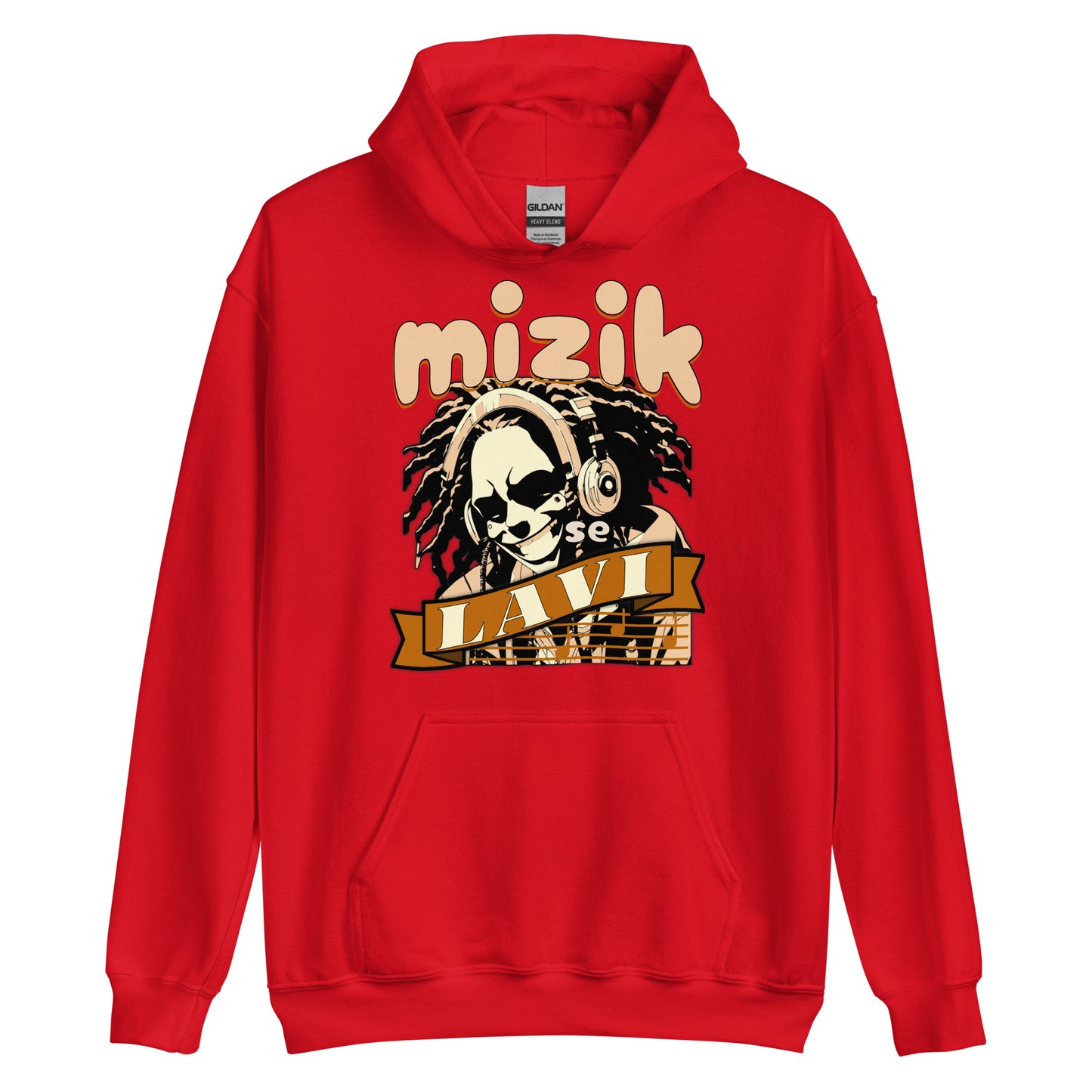 Mizik se Lavi Unisex Hoodie