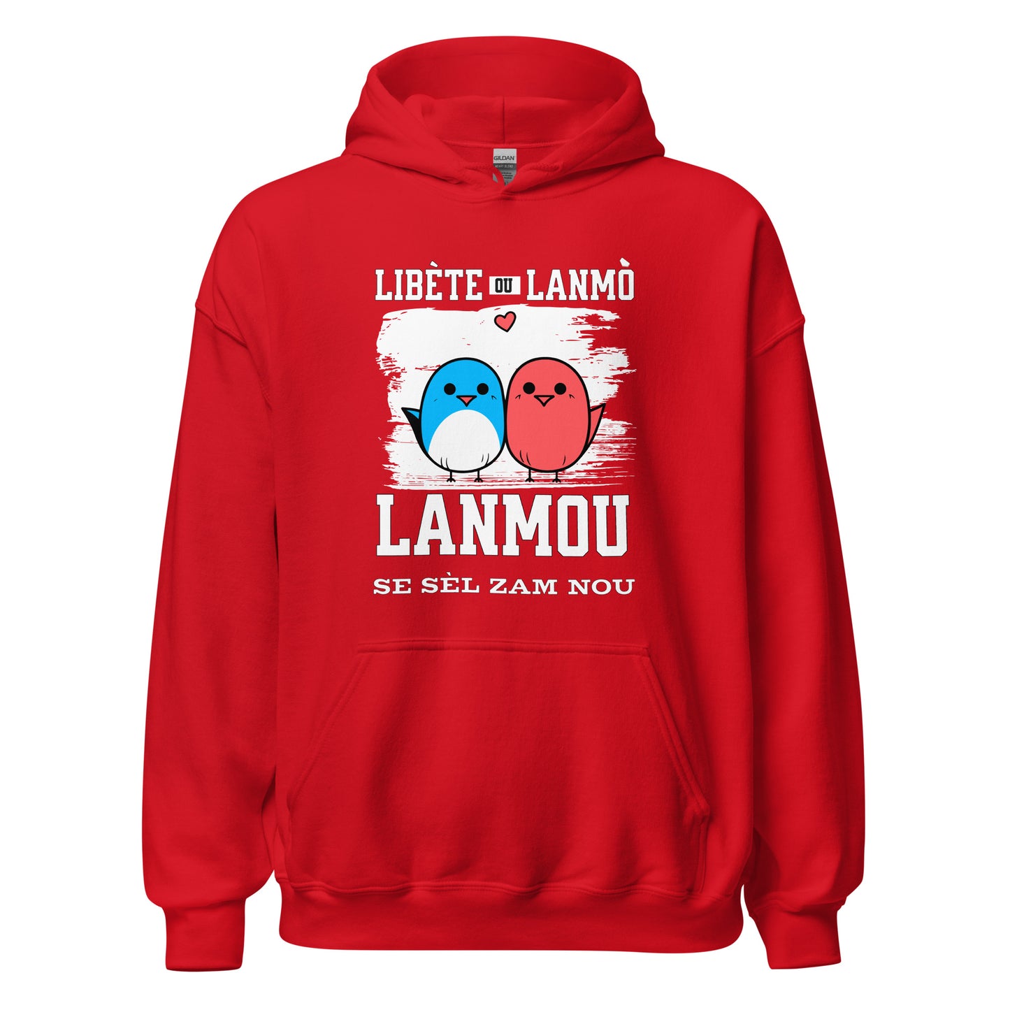 Libète ou lanmo Unisex Hoodie