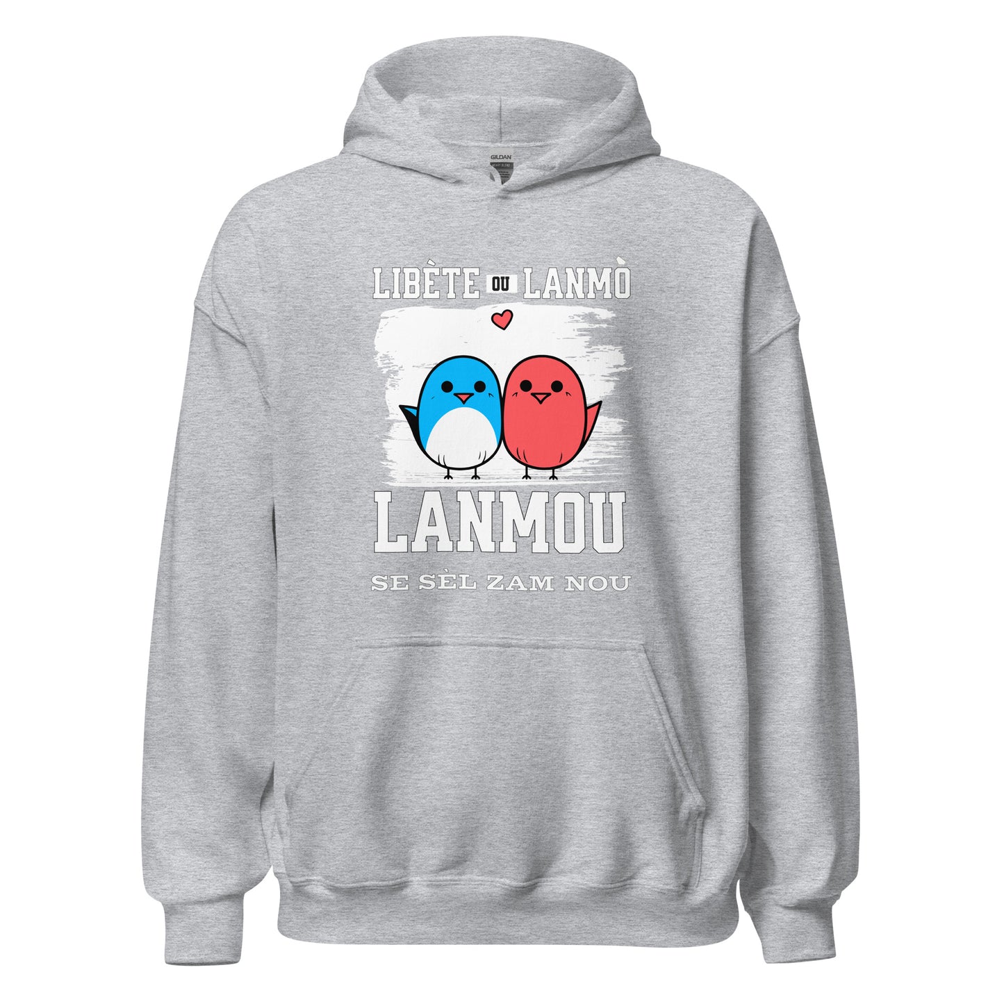 Libète ou lanmo Unisex Hoodie