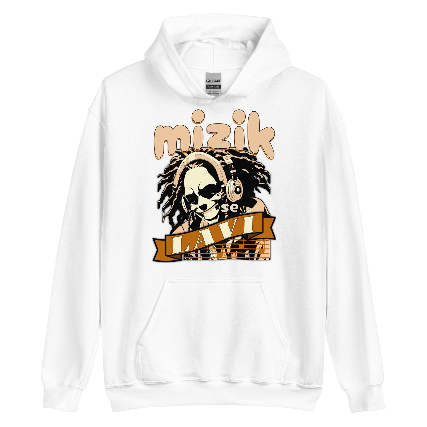 Mizik se Lavi Unisex Hoodie