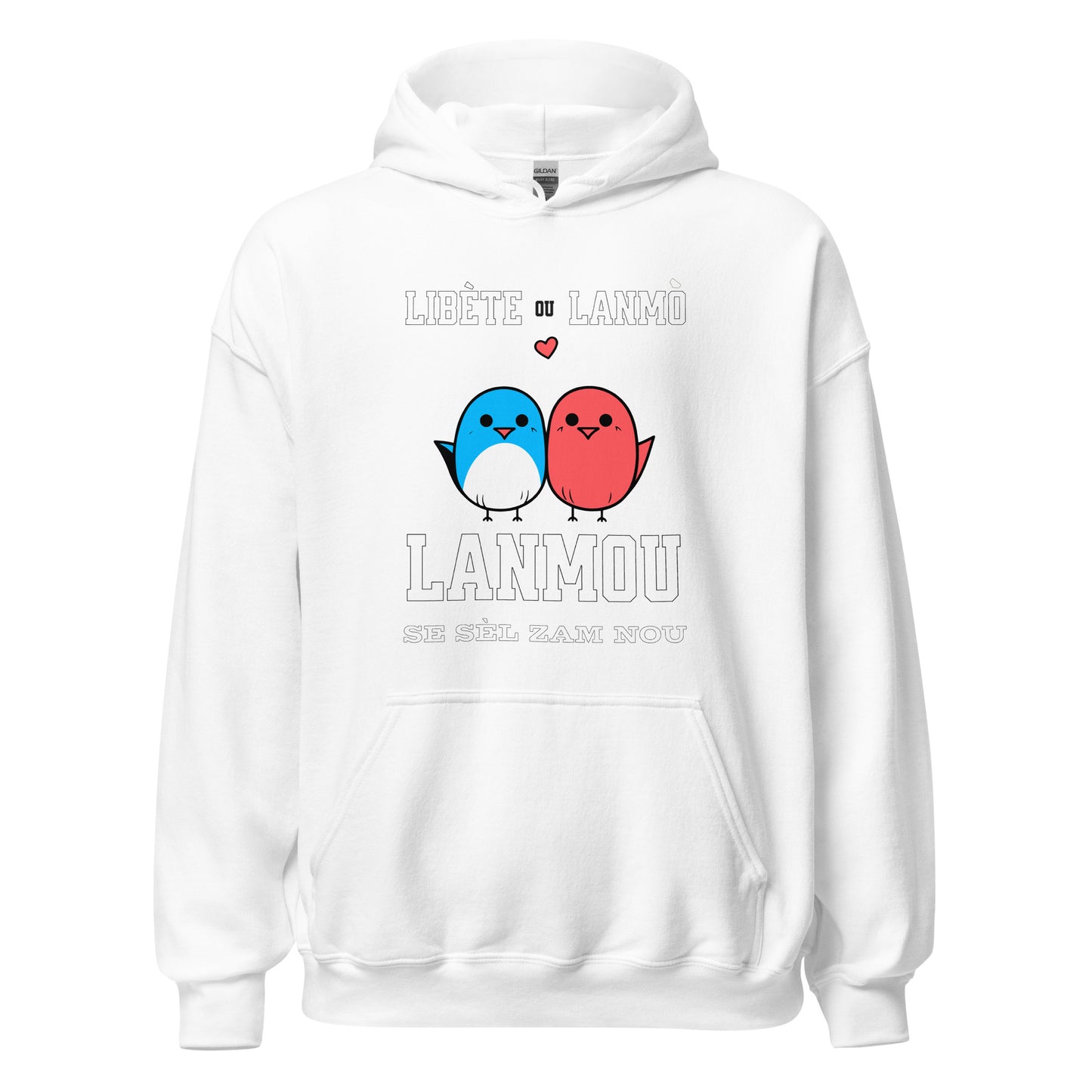 Libète ou lanmo Unisex Hoodie