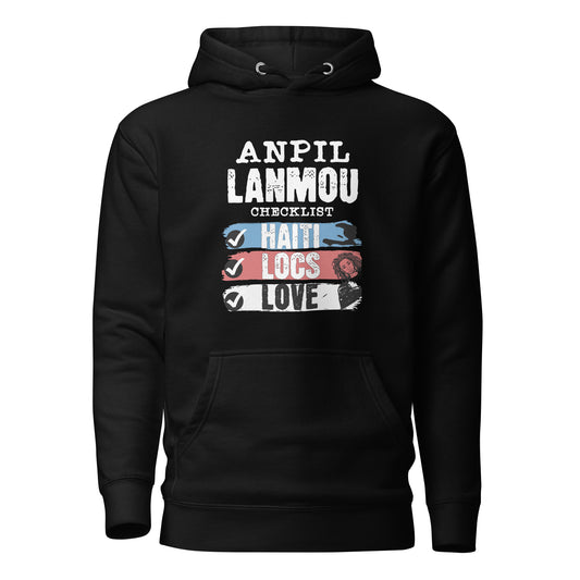 Anpil Lanmou Checklist _ Unisex Hoodie