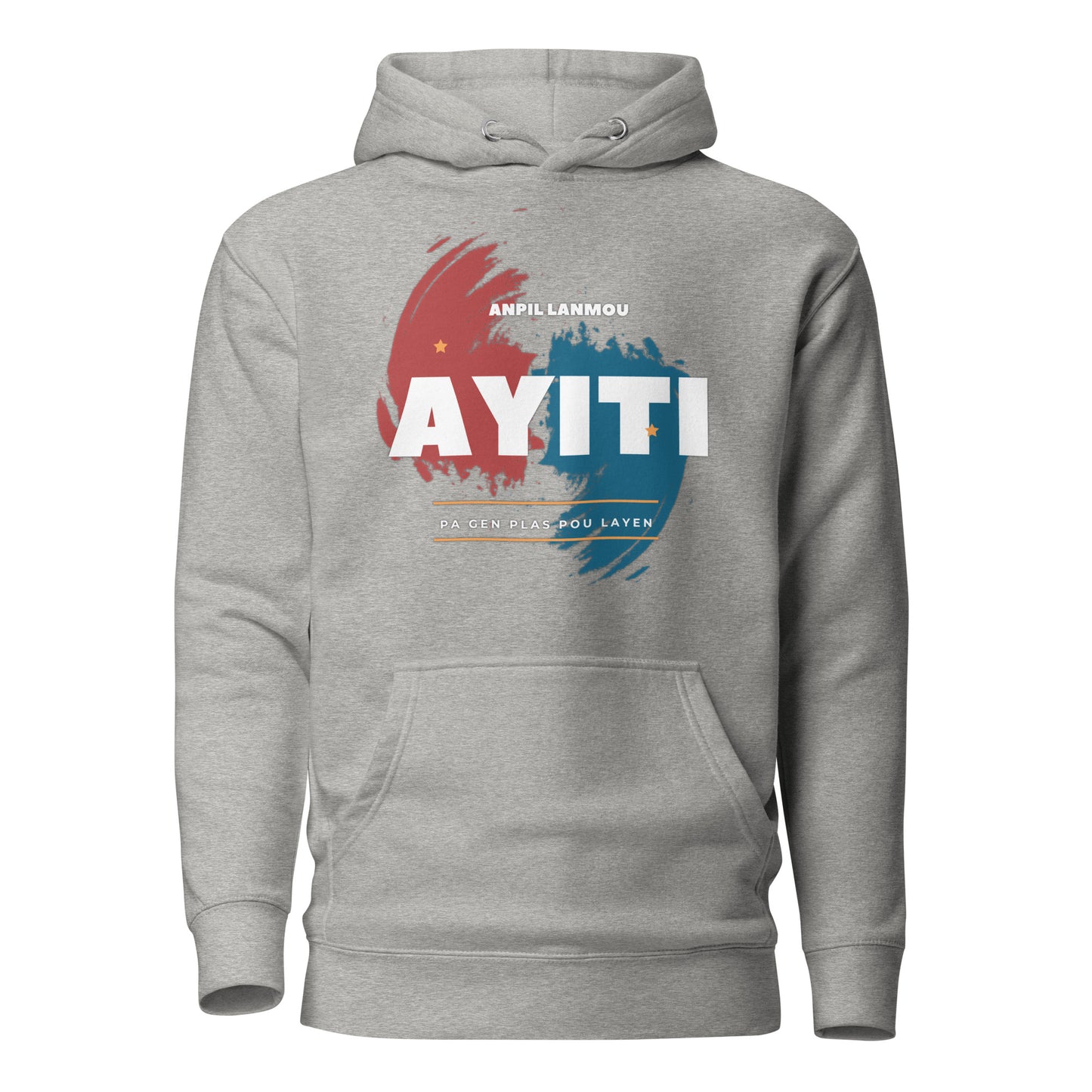 Ayiti Ble ak Wouj Anpil Lanmou_Unisex Hoodie