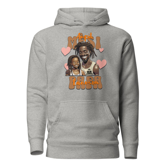 Haitian Dad Anpil Lanmou Unisex Hoodie