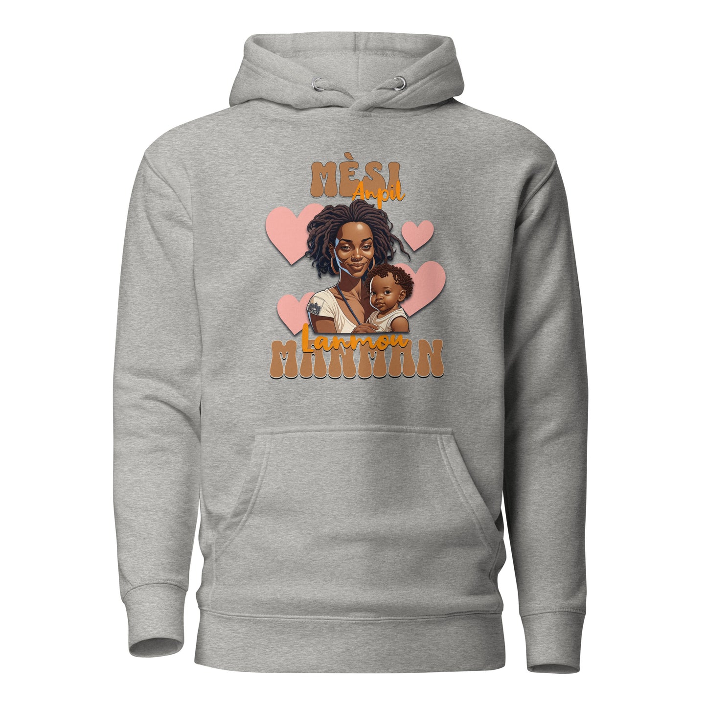 Haitian Mom Anpil Lanmou Unisex Hoodie