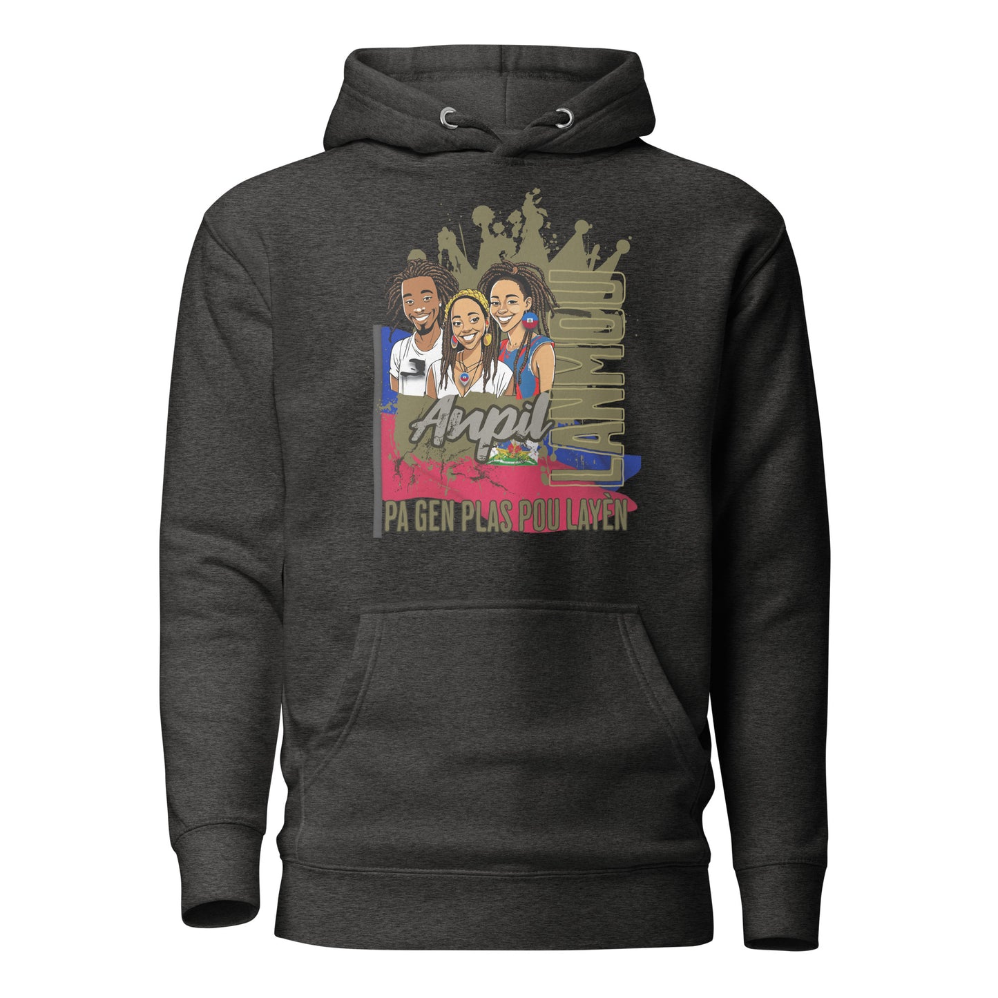 Ayiti_Lanmou_Loks Unisex Hoodie