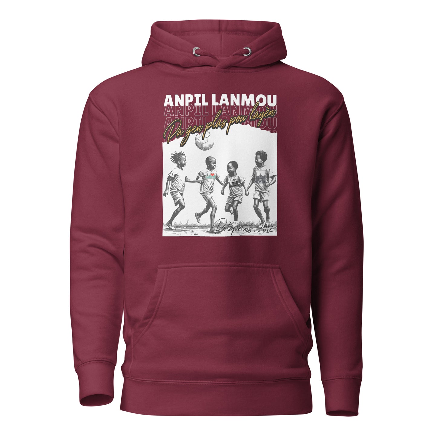 Potoprens 2012 Anpil Lanmou Unisex Hoodie