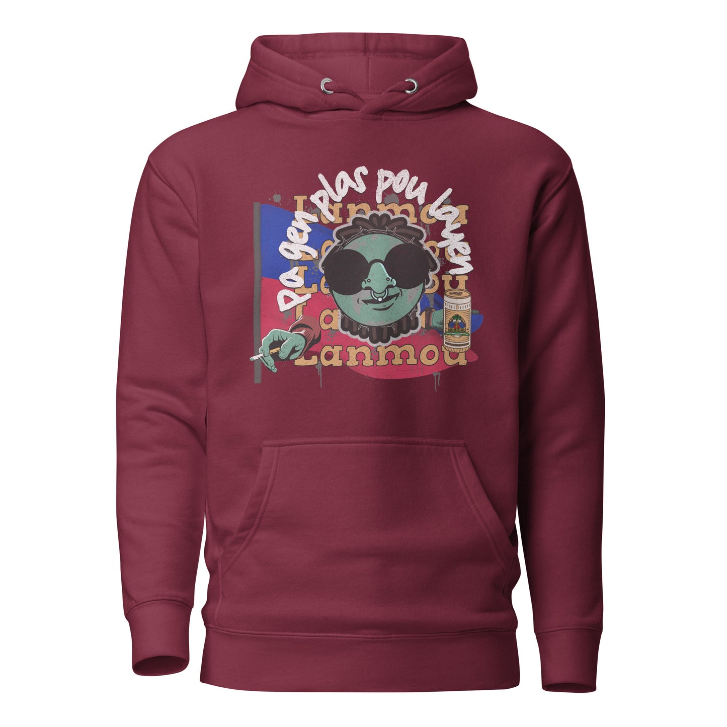 Sa  K Pa Fou A Fout Sou Unisex Hoodie